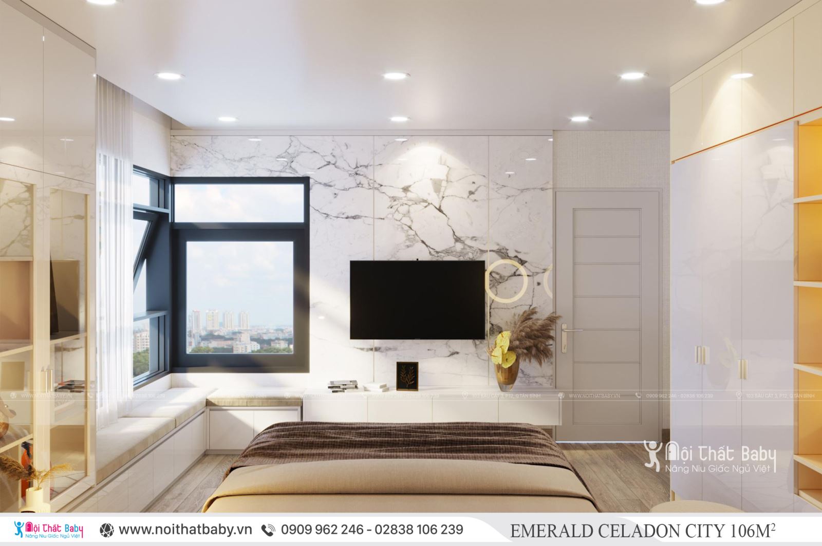Tổng hợp các mẫu thiết kế nội thất Chung cư Emerald Celadon City